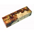 Buckeye Burls & Swirls Block - Copper/Gold (WS1-B0002)