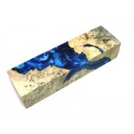 Buckeye Burls & Swirls Block - Cobalt/Sky (WS1-B0013)