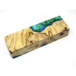 Buckeye Burls & Swirls Block - Green/Sky (WS1-B0018)