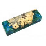 Buckeye Burls & Swirls Block - Green/Sky (WS1-B0019)