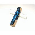 Burls & Swirls Pen Blank - Sky/Black (WS1-P0085)