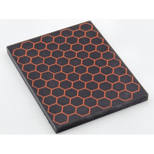 Alumilite Honeycomb Slab - Safety Orange/Black (WS21-HC005)
