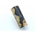 Burls & Swirls Pen Blank - Black/Silver (WS1-HPB013)