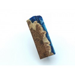 Burls & Swirls Pen Blank - Cobalt/Sky (WS1-HPB018)