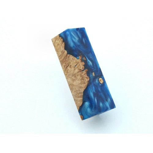 Burls & Swirls Pen Blank - Cobalt/Sky (WS1-HPB024)