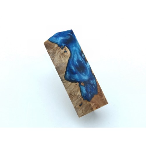 Burls & Swirls Pen Blank - Cobalt/Sky (WS1-HPB025)