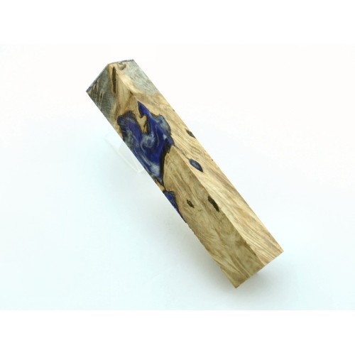 Burls & Swirls Pen Blank - Violet/Silver (WS1-P0072)