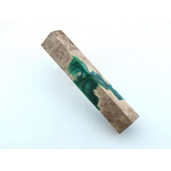 Burls & Swirls Pen Blank - Green/Sky Blue (WS1-P0075)