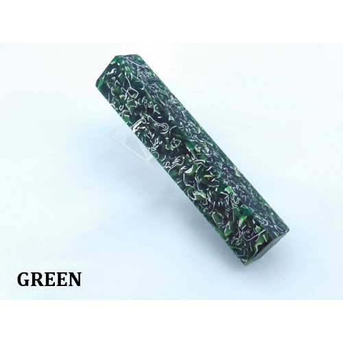 Shrapnel Pen Blank - Green (WS8-PGR)