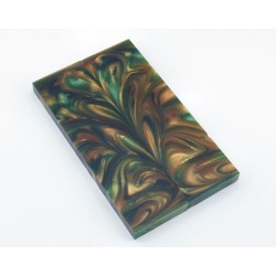 Solid Resin Scales - Green/Gold (WS9-S004)