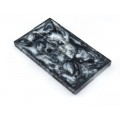 Solid Resin Scales - Black/Pearl White (WS9-S006)