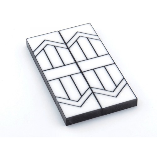 Segmented Resin Scales - Black/Pure White (WS19-SR002) Segmented Resin Scales - Black/Pure White (WS19-SR002)