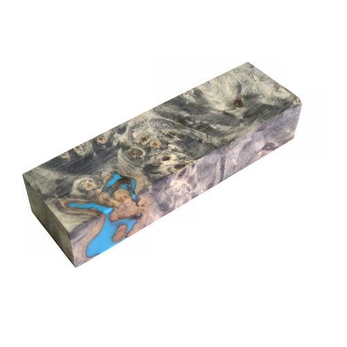 Buckeye Burl Block  (WS17-B041)