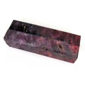 Buckeye Burl Pen Blank - Red/Blue (WS17-PBBD03)